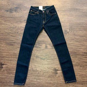 Nudie Jeans Co Men Skinny Lin Dry Deep Orange - 25x28